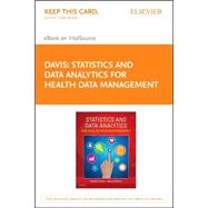 Statistics & Data Analytics for Health Data Management- Pageburst E-book on Vitalsource