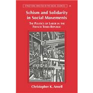 Schism and Solidarity in Social Movements: The Politics of Labor in the French Third Republic