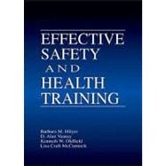 Effective Safety and Health Training book cover, ISBN 9781566703963