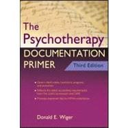 The Psychotherapy Documentation Primer