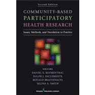 Community-Based Participatory Health Research