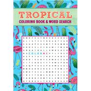 Tropical Coloring Book & Word Search