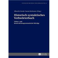 Historisch syntaktisches Verbwoerterbuch