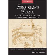 Renaissance Drama An Anthology of Plays and Entertainments