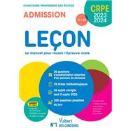 Leçon - Le manuel pour réussir l'épreuve orale - CRPE 2023-2024