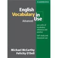 English Vocabulary in Use Advanced,9780521653978