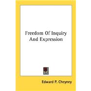 Freedom of Inquiry and Expression