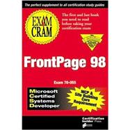 Frontpage 98: Microsoft Certified Solution Developer Exam Cram