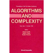 Algorithms and Complexity
