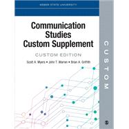 CUSTOM: Weber State Communication Studies Supplement Electronic Edition