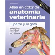 Atlas en color de anatomía veterinaria. El perro y del gato (incluye evolve)