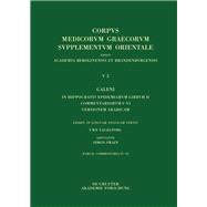 Galeni in Hippocratis Epidemiarum librum II commentariorum IV-VI versio Arabica et indices
