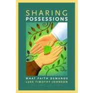 Sharing Possessions