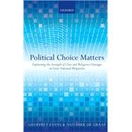 Political Choice Matters Explaining the Strength of Class and Religious Cleavages in Cross-National Perspective