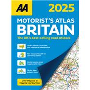 AA Motorists Atlas Britain 2025 Spiral