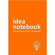 Idea Notebook Blank B5 Orange Lined