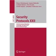 Security Protocols Xxii