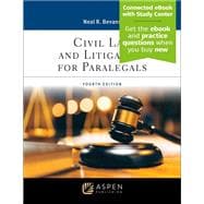 Civil Law and Litigation for Paralegals [Connected eBook with Study Center]