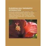 European Golf Biography Introduction