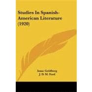 Studies in Spanish-american Literature