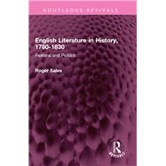 English Literature in History, 1780-1830