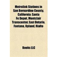 Metrolink Stations in San Bernardino County, California