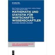 Mathematik und Statistik für Wirtschaftswissenschaftler
