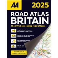 AA Road Atlas Britain 2025 Spiral