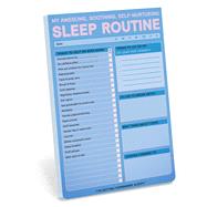 Sleep Routine Pad My Awesome, Soothing, Self-Nurturing Sleep Tracker Note Pad