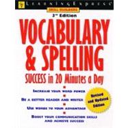 Vocabulary and Spelling Success in 20 Minutes a Day