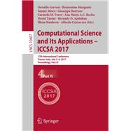 Computational Science and Its Applications – ICCSA 2017