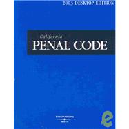 California Penalty Code 2003