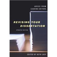 Revising Your Dissertation