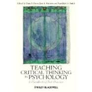 Teaching Critical Thinking in Psychology A Handbook of Best Practices