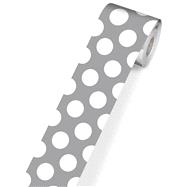 Just Teach Gray With Polka Dots Straight Borders