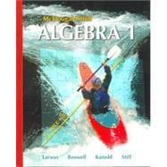 Algebra 1, Grade 9: Mcdougal Littell High School Math