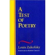 A Test of Poetry