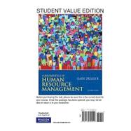 Fundamentals of Human Resource Management, Student Value Edition