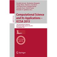 Computational Science and Its Applications Iccsa 2015