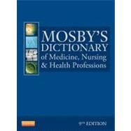 Mosby's Dictionary of Medicine, Nursing, and Health Professions (Book with CD-ROM)