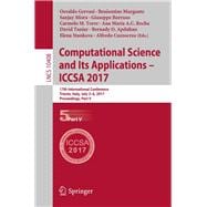 Computational Science and Its Applications – Iccsa 2017