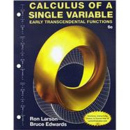 Bundle: Calculus of a Single Variable: Early Transcendental Functions, Loose-leaf Version, 6th + WebAssign Printed Access Card for Larson/Edwards' Calculus: Early Transcendental Functions, 6th Edition, Multi-Term