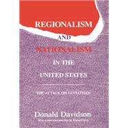 Regionalism and Nationalism in the United States