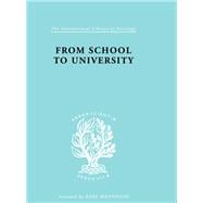 From School to University: A Study with Special Reference to University Entrance