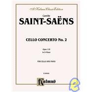 Cello Concerto No. 2: Opus 119 in D Minor: For Cello and Piano