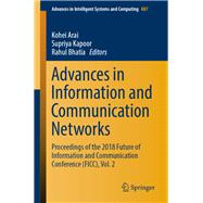 Advances in Information and Communication Networks