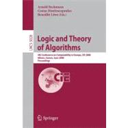 Logic and Theory of Algorithms
