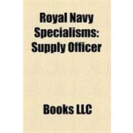 Royal Navy Specialisms : Supply Officer