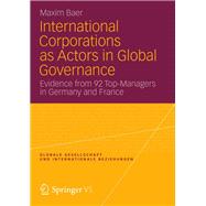 International Corporations As Actors in Global Governance