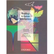 Readings in Human Development Concepts, Measures, and Policies for a Development Paradigm